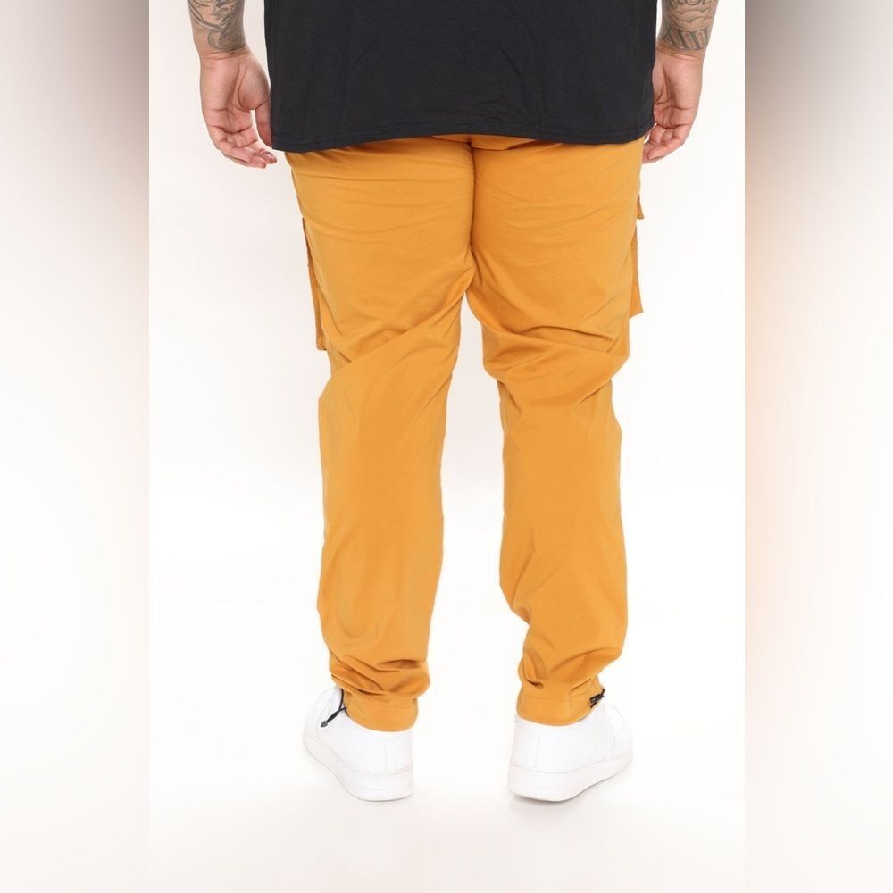 Reason Easy Nylon Cargo Pants In Timber - Picture 8 of 8